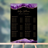 紫色の瑪瑙の価格表 アクリルサイン (ニュートラル)