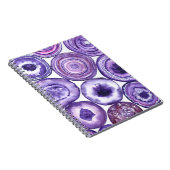 紫色の瑪瑙パターン ノートブック (右側)
