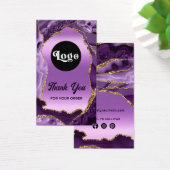 紫色の瑪瑙ホイルフェイクパッケージのインサート (デスク)