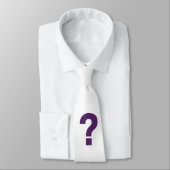 紫色の疑門符のタイ ネクタイ (タイ)