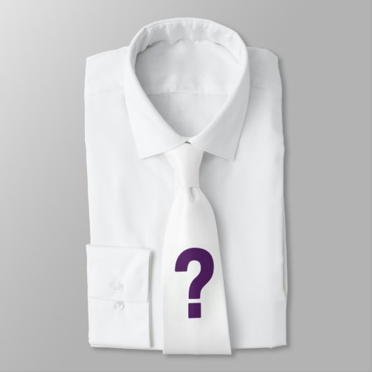 紫色の疑門符のタイ ネクタイ (タイ)