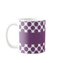 紫色の白い水玉模様V18を持つ最も最高のな新婦付添人