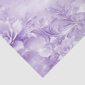 紫色の白い花のティッシュペーパー 薄葉紙 (詳細)