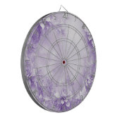 紫色の白い花ダーツボード ダーツボード (正面左)