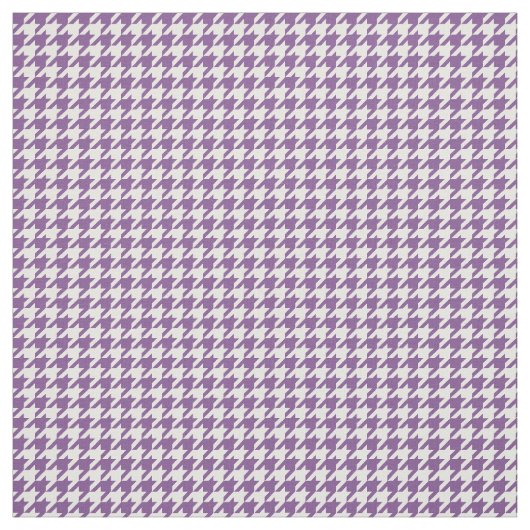 紫色の白く千鳥格子のなパターン生地 ファブリック (見本)