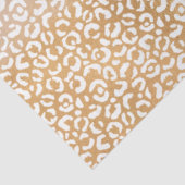 紫色の白金ゴールドグラデーションヒョウ印刷 薄葉紙 (詳細)