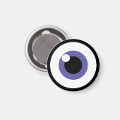 紫色の目 マグネット (正面/裏面)