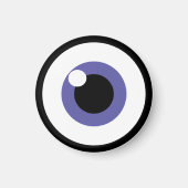 紫色の目 マグネット (正面)