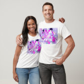 紫色の石塀 Tシャツ (ユニセックス)