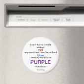 紫色の磁石 マグネット (インサイチュ (食洗機))