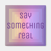 紫色の磁石 マグネット (正面)