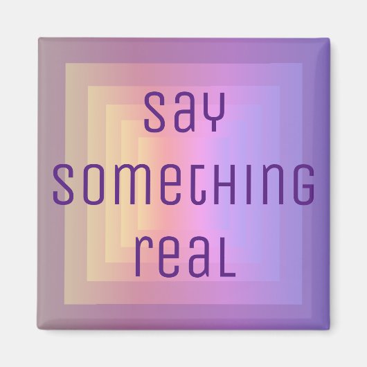 紫色の磁石 マグネット (正面)