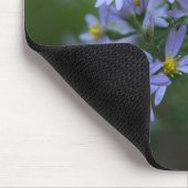 紫色の秋の星状体の花の野生の花のマウスパッド マウスパッド (コーナー)