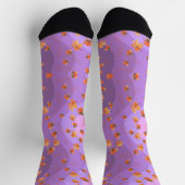 紫色の秋 ソックス (上部)