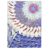 紫色の種族の蝶によってはアールデコパターンが飛びます クリップボード (裏面)