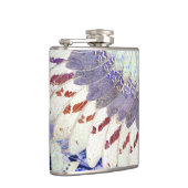 紫色の種族の蝶によってはアールデコパターンが飛びます フラスク (右)