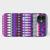 紫色の種族パターンiPhone 5の穹窖の箱 Case-Mate iPhoneケース (裏面(横))