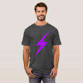 紫色の稲妻ボルトのアナシア – フェミニズム Tシャツ (正面フル)