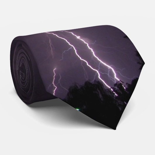 紫色の稲妻 ネクタイ (ロール)