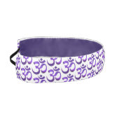 紫色の空のオブジェクトモデル記号パターン1.5インチ非スリップまたは滑ること アスレチックヘッドバンド (左)