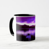 紫色の空のマグ マグカップ (正面左)