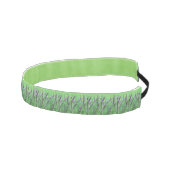 紫色の空の花が増えた アスレチックヘッドバンド (右)