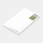 紫色の空#1の大きいポスト・イットとの山の景色 ポストイット (アングル)