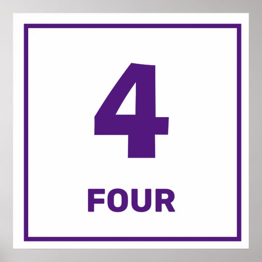 紫色の第4ポスター ポスター (正面)