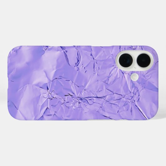 紫色の箔 Case-Mate iPhoneケース (裏面 (横))