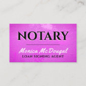 紫色の粗いフェイクテクスチャ名刺 名刺 (正面)