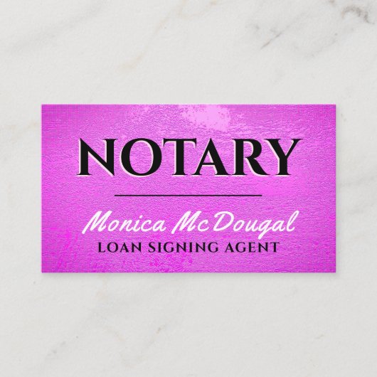 紫色の粗いフェイクテクスチャ名刺 名刺 (正面)