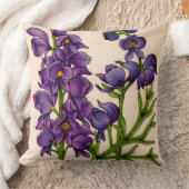 紫色の紋章 クッション (ブランケット)