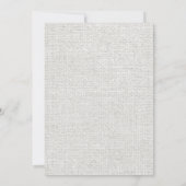 紫色の素朴なメーソンジャーのブライダルシャワー招待状 招待状 (裏面)