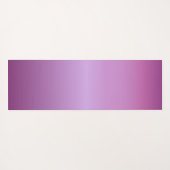 紫色の紫と白カスタムのスクリプト ヨガマット (裏面(横))