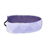 紫色の紫色の三角形の幾何学的な正方形 アスレチックヘッドバンド (左)