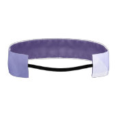 紫色の紫色の三角形の幾何学的な正方形 アスレチックヘッドバンド (裏面)