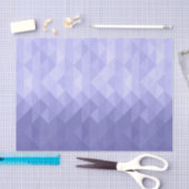 紫色の紫色の三角形の幾何学的な正方形 薄葉紙 (クラフト)