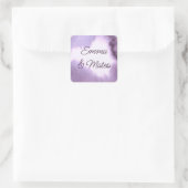 紫色の紫 スクエアシール (バッグ)