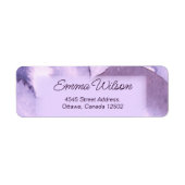 紫色の紫 ラベル (正面)