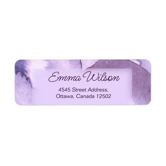 紫色の紫 ラベル (正面)