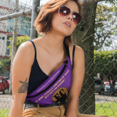 紫色の細長いコイン/押されたペニーコレクター ファニーパック