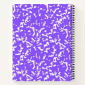 紫色の組成スパイラルノート ノートブック (裏面)