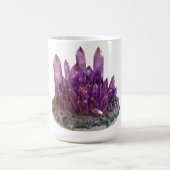 紫色の結晶 コーヒーマグカップ (中央)
