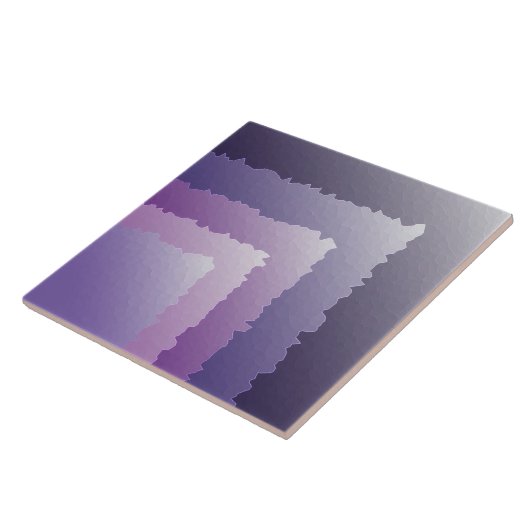 紫色の結晶 タイル (側面)