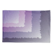 紫色の結晶 枕カバー (裏面-左)