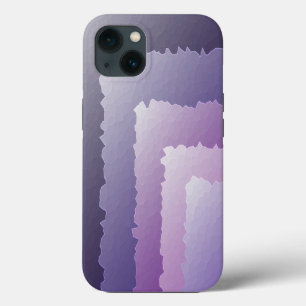 紫色の結晶 iPhone 13ケース
