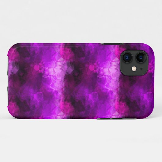 紫色の結晶 Case-Mate iPhoneケース (裏面(横))