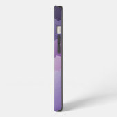 紫色の結晶 iPhoneケース (左側面)