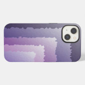 紫色の結晶 iPhoneケース (裏面横)