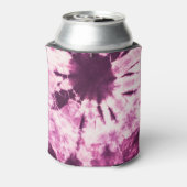 紫色の絞り染めろうけつ染めテクスチャ 缶クーラー (缶裏面)